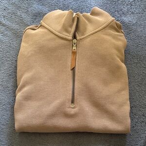 Banana Republic Men's Beige Zip-Up Sweater